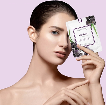 FOREO Farm to Face Sheet Mask Acai Berry антиоксидантна платнена маска