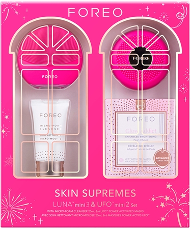 FOREO Skin Supremes LUNA™ mini 3 & UFO™ mini 2 Set coffret para cuidado da pele