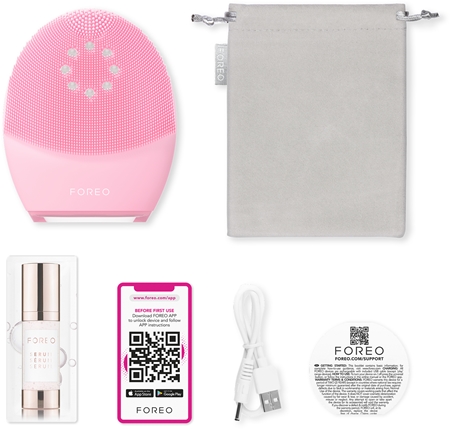 FOREO LUNA™4 Plus szónikus tisztító készülék hőkezelő funkcióval és feszesítő masszázzsal