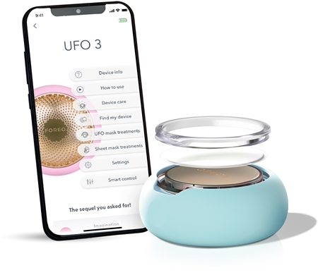 FOREO UFO™ 3 5-in-1 sonična naprava za pospešitev učinkov maske za obraz