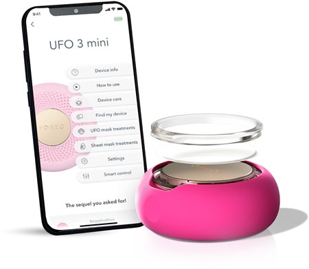 FOREO UFO™ 3 Mini Sonic Brush for More Efficient Effects of Face Mask