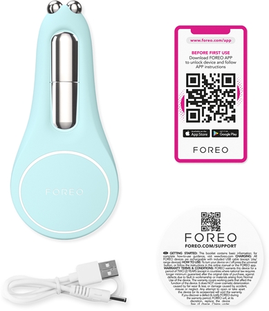 FOREO BEAR™ 2 eyes & lips mikrotokovna naprava za čvrstejši obraz za okoli oči in ustnic