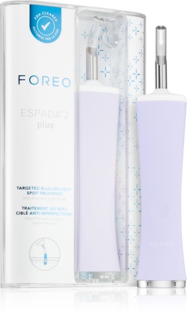 FOREO ESPADA™ 2 Plus pero s modrým světlem pro zmírnění projevů akné