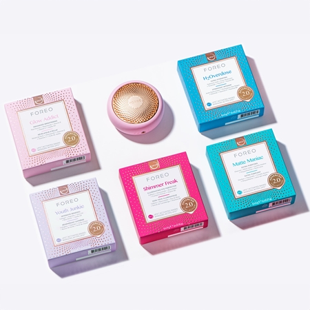 FOREO Swedish Skincare Essentials UFO™ 3 Set coffret de soins peau lisse et hydratée