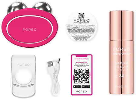 FOREO SUPERCHARGED™ Microcurrent Facelift Set gift set to firm and lift