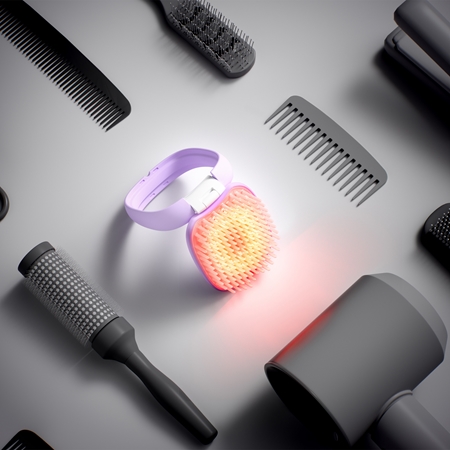 FOREO FLIP™ plus LED Detangling Hairbrush szczotka do włosów z podświetleniem LED