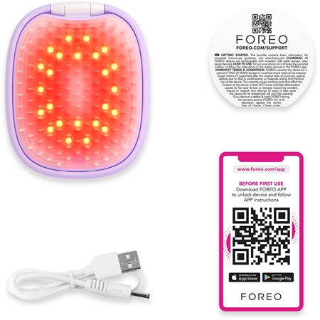 FOREO FLIP™ plus LED Detangling Hairbrush szczotka do włosów z podświetleniem LED