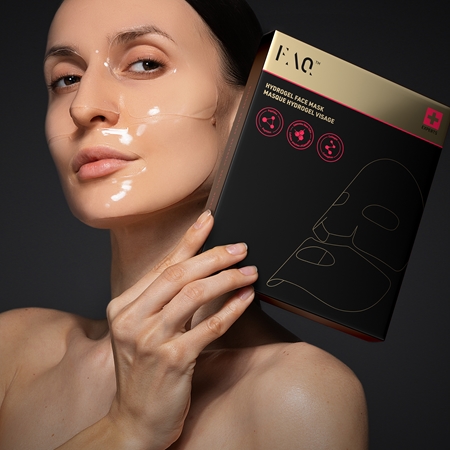 FOREO FAQ™ Glass Skin Collagen Face Mask masca cu hidrogel pentru o piele neteda si pentru a reduce vizibilitatea ridurilor