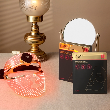 FOREO FAQ™ Glass Skin Collagen Face Mask masca cu hidrogel pentru o piele neteda si pentru a reduce vizibilitatea ridurilor