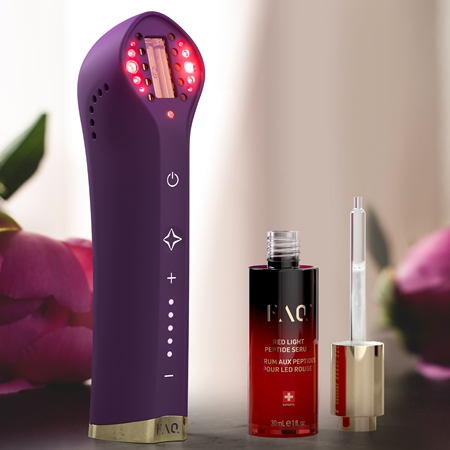 FOREO FAQ™ 501 wrinkle smoothing and reducing device with red LED light