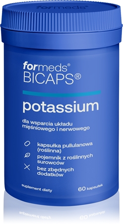 formeds Bicaps Potassium kapsułki dla prawidłowego funkcjonowania organizmu