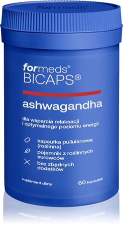 formeds Bicaps ashwagandha kapsułki do dobrego samopoczucia psychicznego