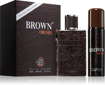 Fragrance World Brown Orchid coffret para homens