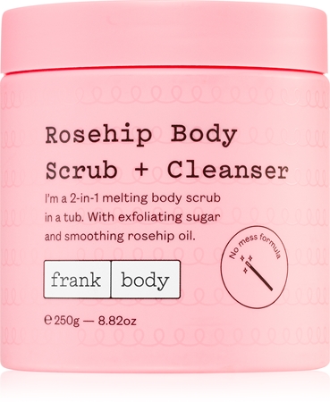 Frank Body Rosehip очищуючий пілінг для тіла 2 в 1