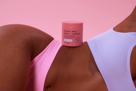 Frank Body Rosehip очищуючий пілінг для тіла 2 в 1