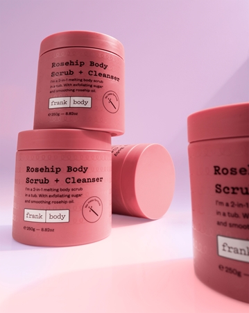 Frank Body Rosehip очищуючий пілінг для тіла 2 в 1