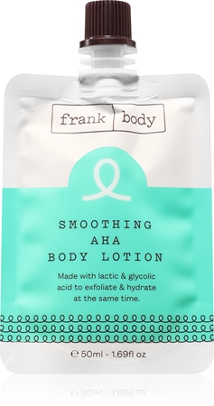 Frank Body Smoothing AHA hydratační a vyživující krém s kyselinou mléčnou
