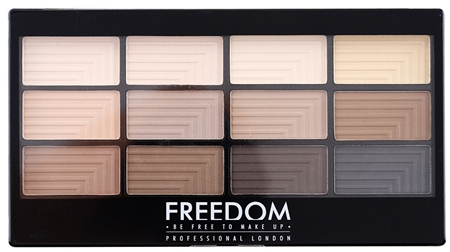 Freedom Pro 12 Audacious Mattes paleta de sombras de ojos con aplicador