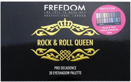 Freedom Pro Decadence Rock & Roll Queen paleta de sombras de ojos con aplicador