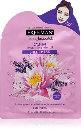 Freeman Feeling Beautiful maseczka płócienna o działaniu łagodzącym