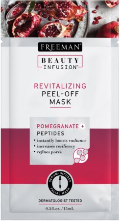 Freeman Beauty Infusion Pomegranate + Peptides revitalisierende Peel-off Maske