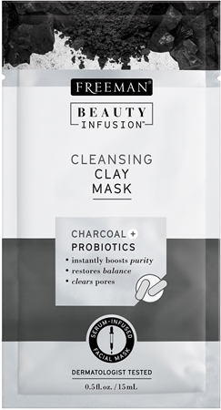 Freeman Beauty Infusion Charcoal + Probiotics Rensende leransigtsmaske