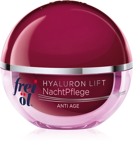 frei öl Anti Age Hyaluron Lift crema notte rigenerante rassodante antirughe