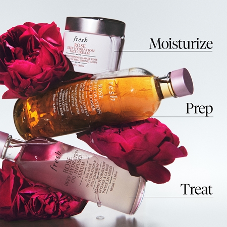 fresh Rose Deep Hydration Face Cream hydratační krém na obličej s kyselinou hyaluronovou