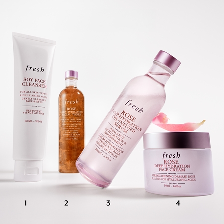 fresh Rose Deep Hydration Face Cream crème hydratante visage à l'acide hyaluronique