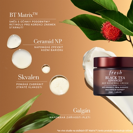 fresh Black Tea Advanced Age Renewal Cream hydratační krém proti stárnutí