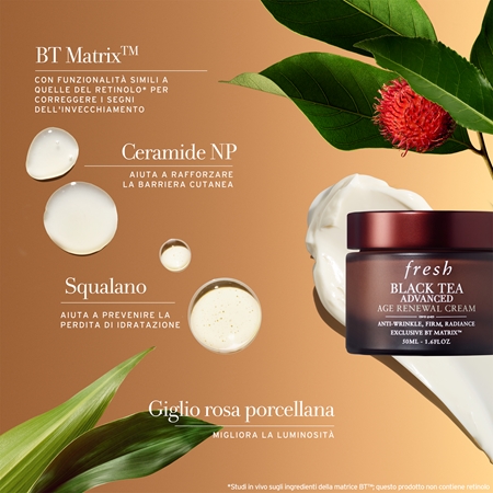 fresh Black Tea Advanced Age Renewal Cream  Crema idratante antirughe 50ml