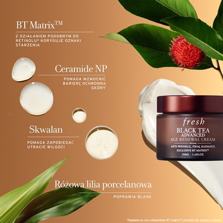 fresh Black Tea Advanced Age Renewal Cream Krem nawilżający przeciwzmarszczkowy 50ml