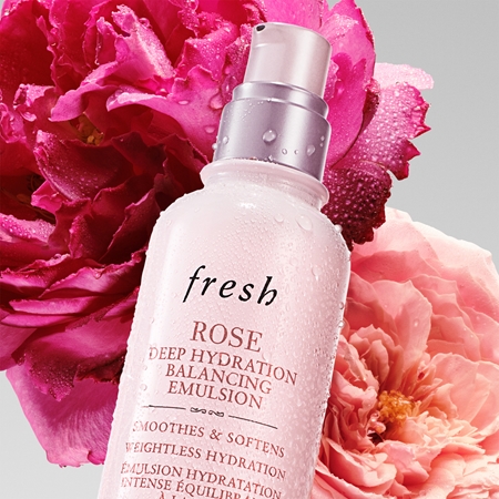 fresh Rose Deep Hydration Balancing Emulsion hydratační emulze z růže