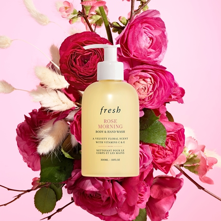 fresh Rose Morning Body & Hand Wash sprchový gel z růže