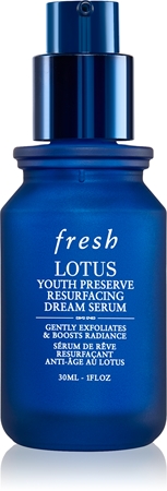 fresh Lotus Youth Preserve Resurfacing Dream Serum noční sérum s AHA kyselinami