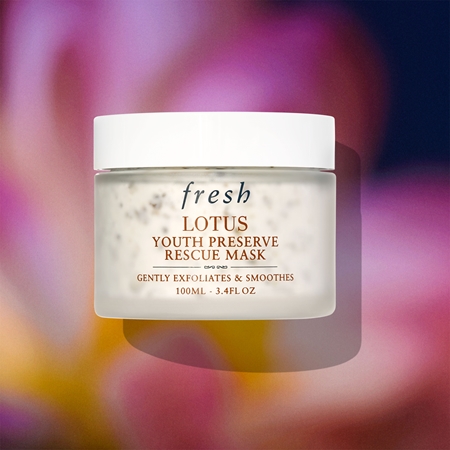 fresh Lotus Youth Preserve Rescue Mask kuorintanaamio ikääntymisen ehkäisyyn