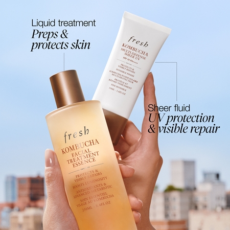 fresh Kombucha Multi-Defense Sheer UV Light Protective Fluid against Dark Spots SPF 50
