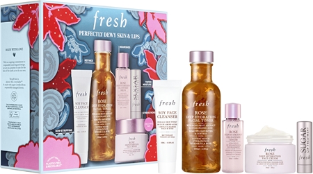 fresh Rose Perfect Dewy Skin & Lips Gift Set