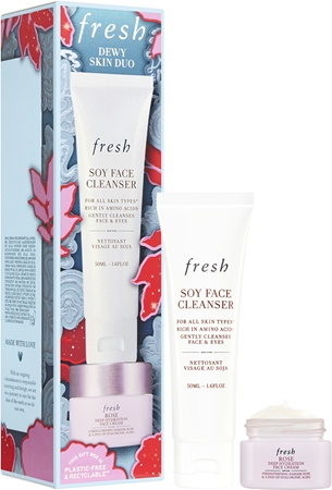 fresh Rose Dewy Skin Duo sæt til pleje af huden
