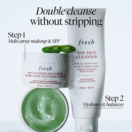 fresh Soy Cleansing Jelly Balm baume démaquillant et purifiant