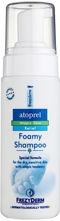 Frezyderm Atoprel Schaum-Shampoo für eine sehr trockene und empfindliche Kopfhaut mit Neigung zu Neurodermitis