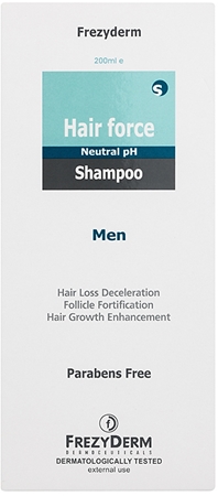 Frezyderm Hair Force Strengthening Shampoo Against Hair Fall for Men
