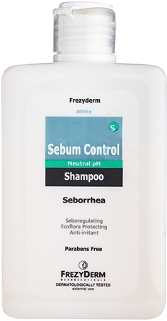 Frezyderm Sebum Control champú para exceso de grasa en el cuero cabelludo