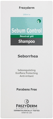 Frezyderm Sebum Control champú para exceso de grasa en el cuero cabelludo