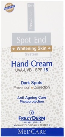 SPOT ENDE HANDCREME SPF 15 – Gegen Altersflecken & Pigmentierung, Mit Aufhell-Effekt