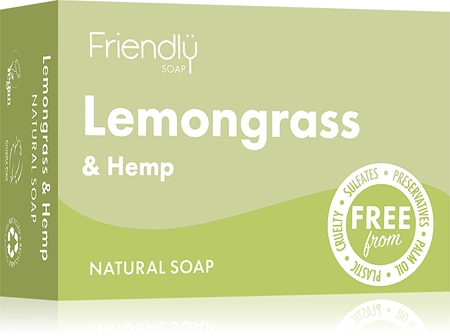 Friendly Soap Natural Soap Lemongrass & Hemp přírodní mýdlo
