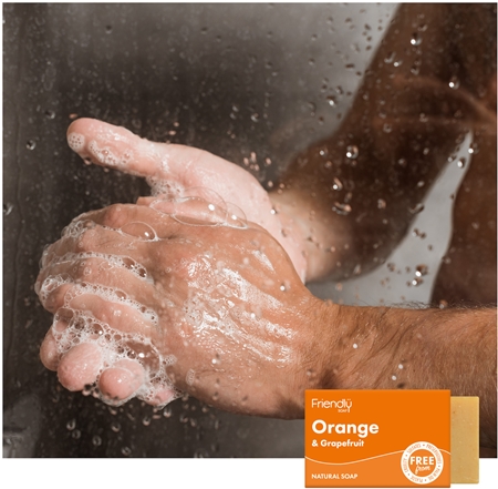 Friendly Soap Natural Soap Orange & Grapefruit sapone naturale