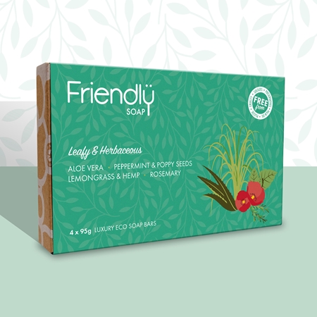 Friendly Soap Leafy and Herbaceous sada tuhých mýdel
