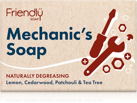 Friendly Soap Mechanic's Bar természetes szilárd szappan arcra és testre