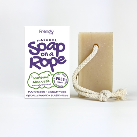 Friendly Soap Soap on a Rope Aloe Vera Natural Soap on a string